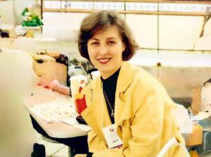 Carla em 1996 quando abriu agência de intercâmbio em Belo Horizonte